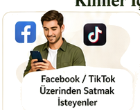 Facebook ve TikTok üzerinden satış yapmak isteyen kişi